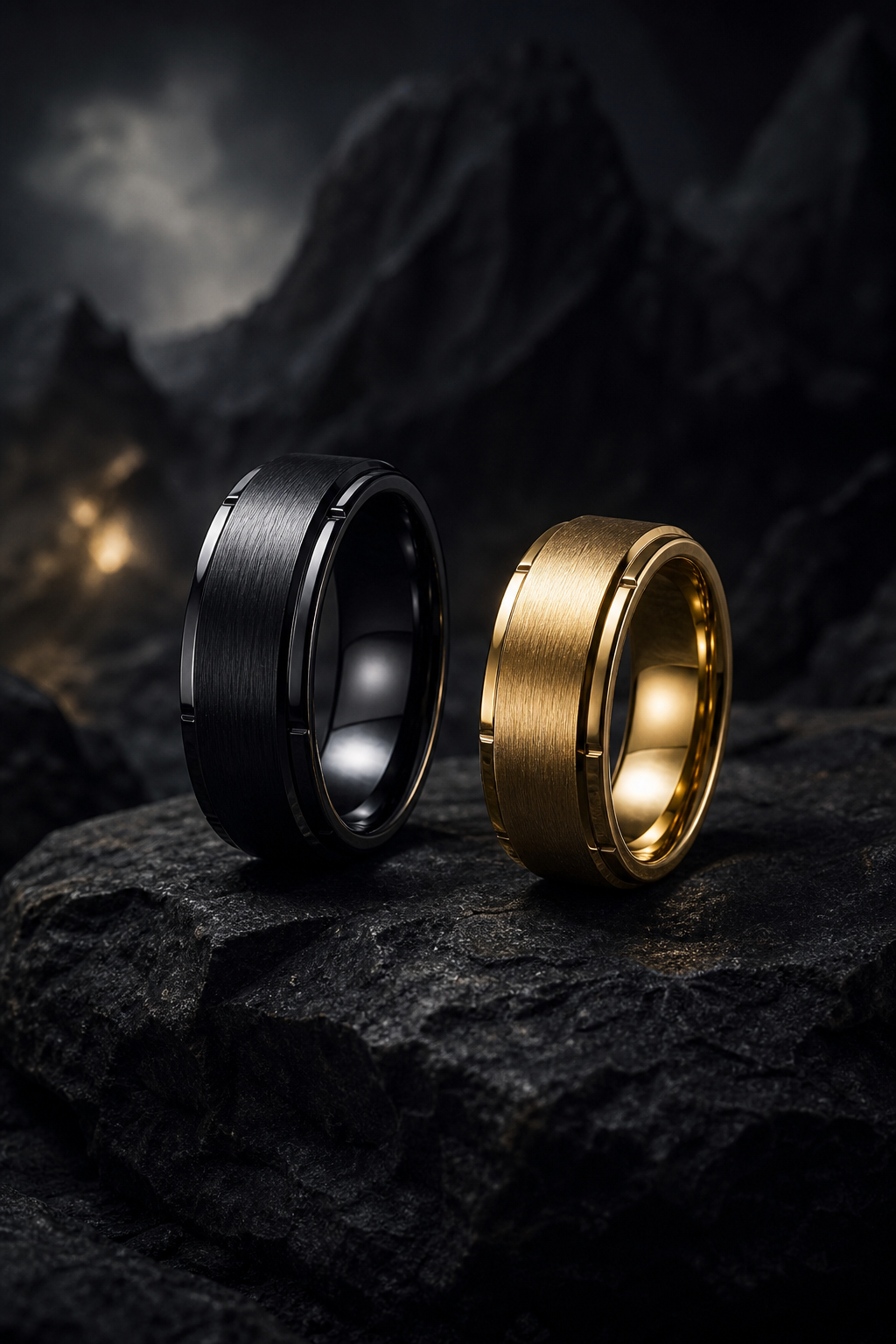 Tungsten vs Gold Wedding Bands