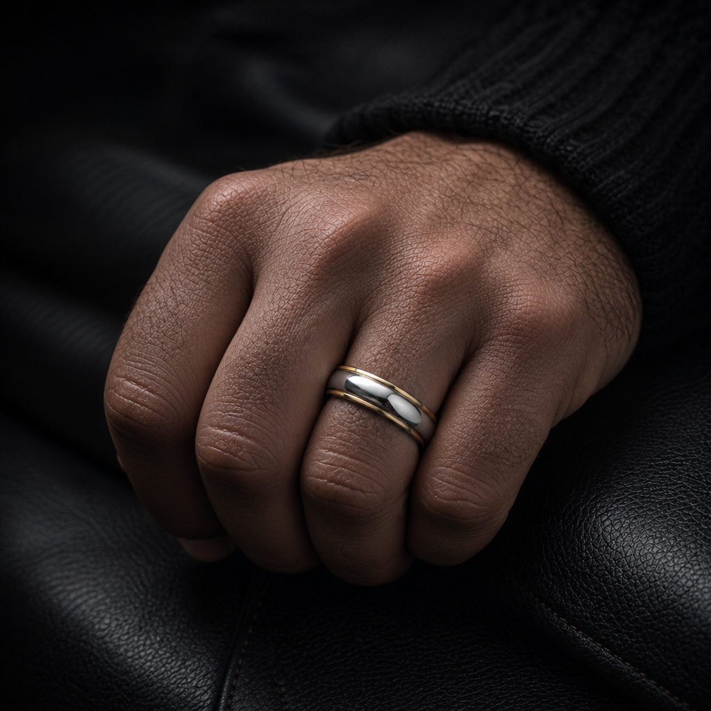 Aura ring — lifestyle on hand