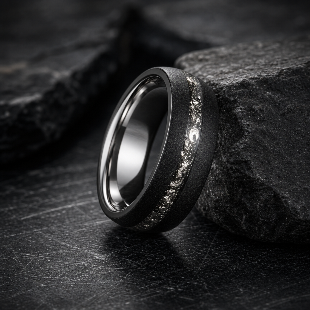 Orion ring — hero on charcoal stone